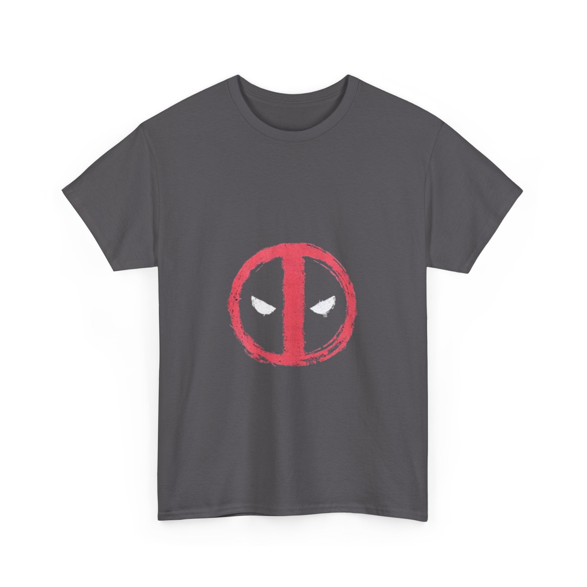 Impressley Deadpool Logo T-Shirt Marvel Superhero Graphic Tee for Men & Women, Casual Black Short Sleeve