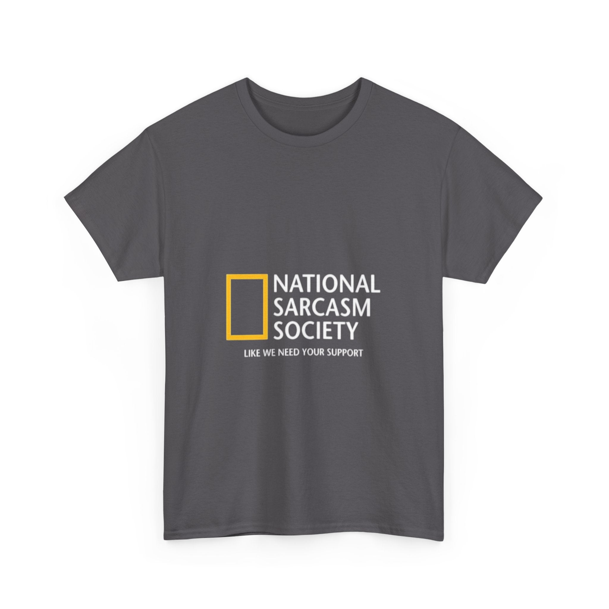 Impressley National Sarcasm Society T-Shirt Funny Sarcastic Graphic Tee for Men & Women | Humor Quote Shirt