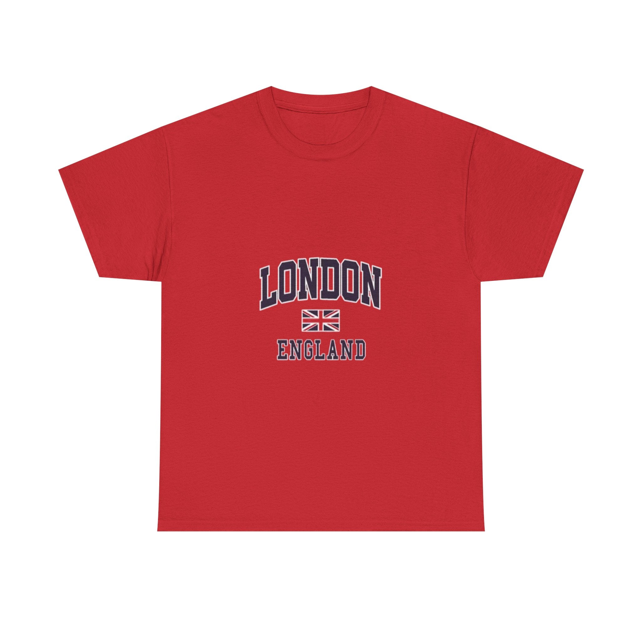 Impressley London England T-Shirt Vintage UK Travel Tee for Men & Women | British Flag Graphic Shirt