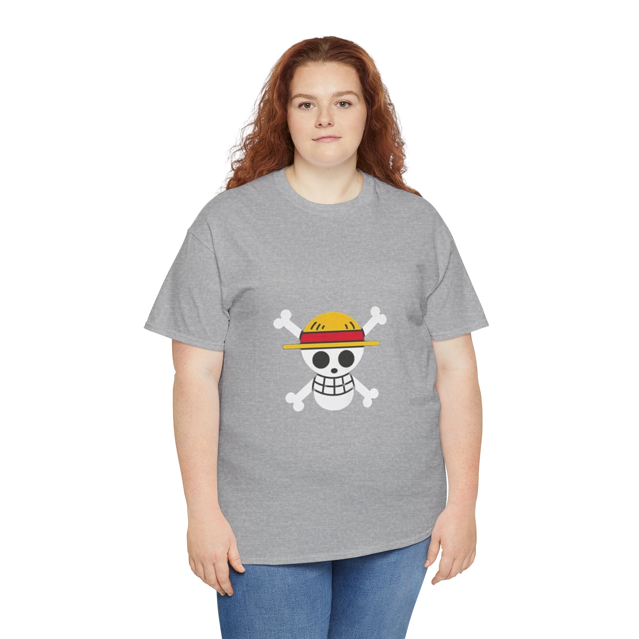 Impressley One Piece Jolly Roger T-Shirt – Anime Pirate Skull Logo Tee for Men, Women & Teens | Luffy Straw Hat Pirate Crew Shirt