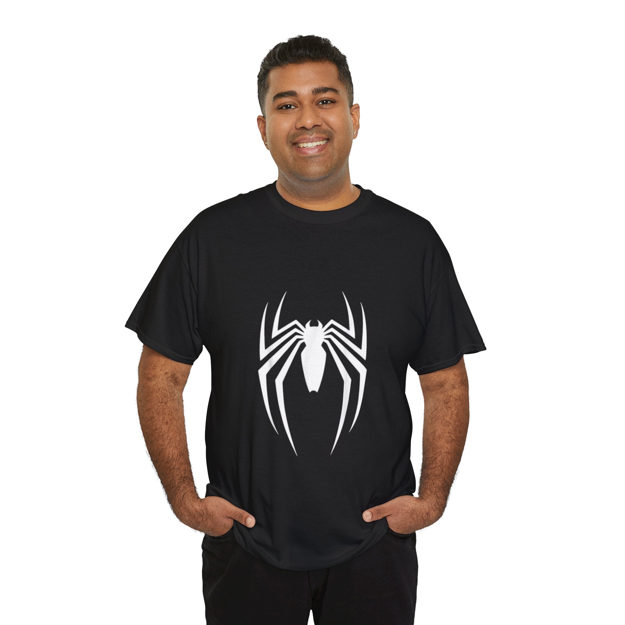 Impressley Venom Spider Logo T-Shirt Marvel Superhero Graphic Tee for Men & Women, Black Short Sleeve Casual Shirt