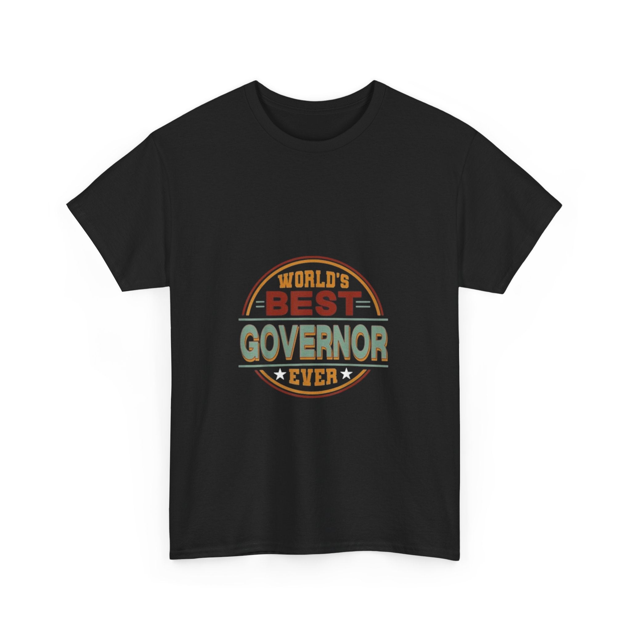Impressley World’s Best Governor Ever T-Shirt – Retro Graphic Tee, Funny Appreciation Gift Shirt for Men and Women