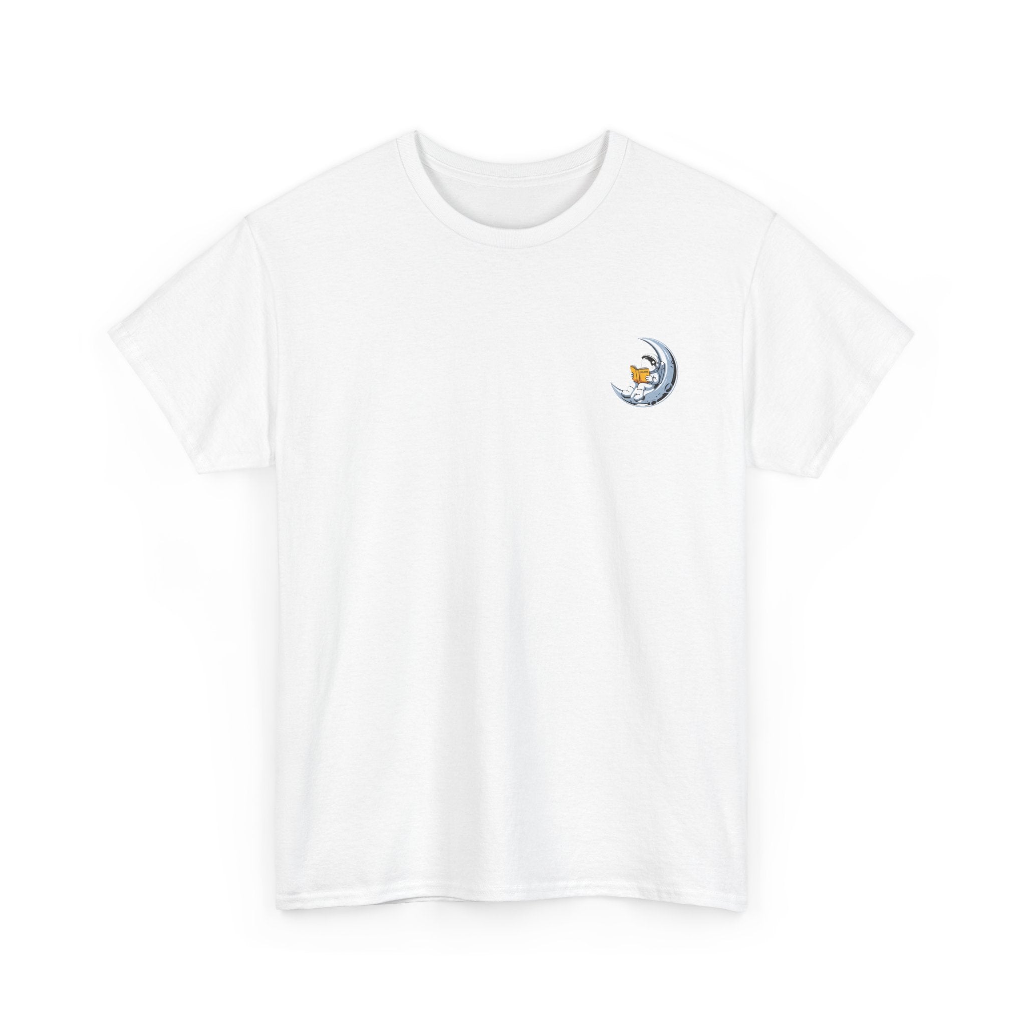 Impressley Moon Nap T-Shirt – Minimalist Crescent Moon Cartoon Graphic Tee