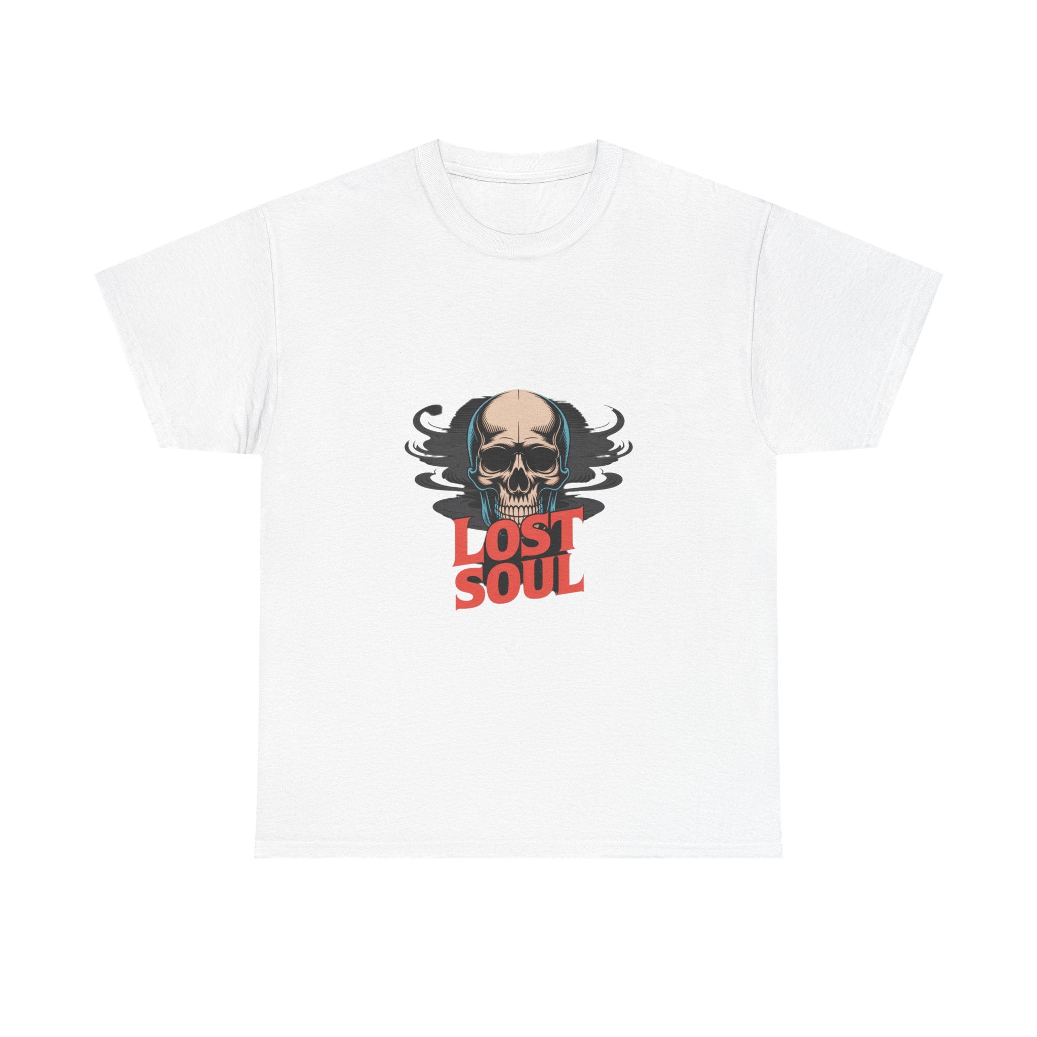 Impressley Lost Soul Skull Graphic T-Shirt – Edgy Gothic Horror Shirt for Men & Women