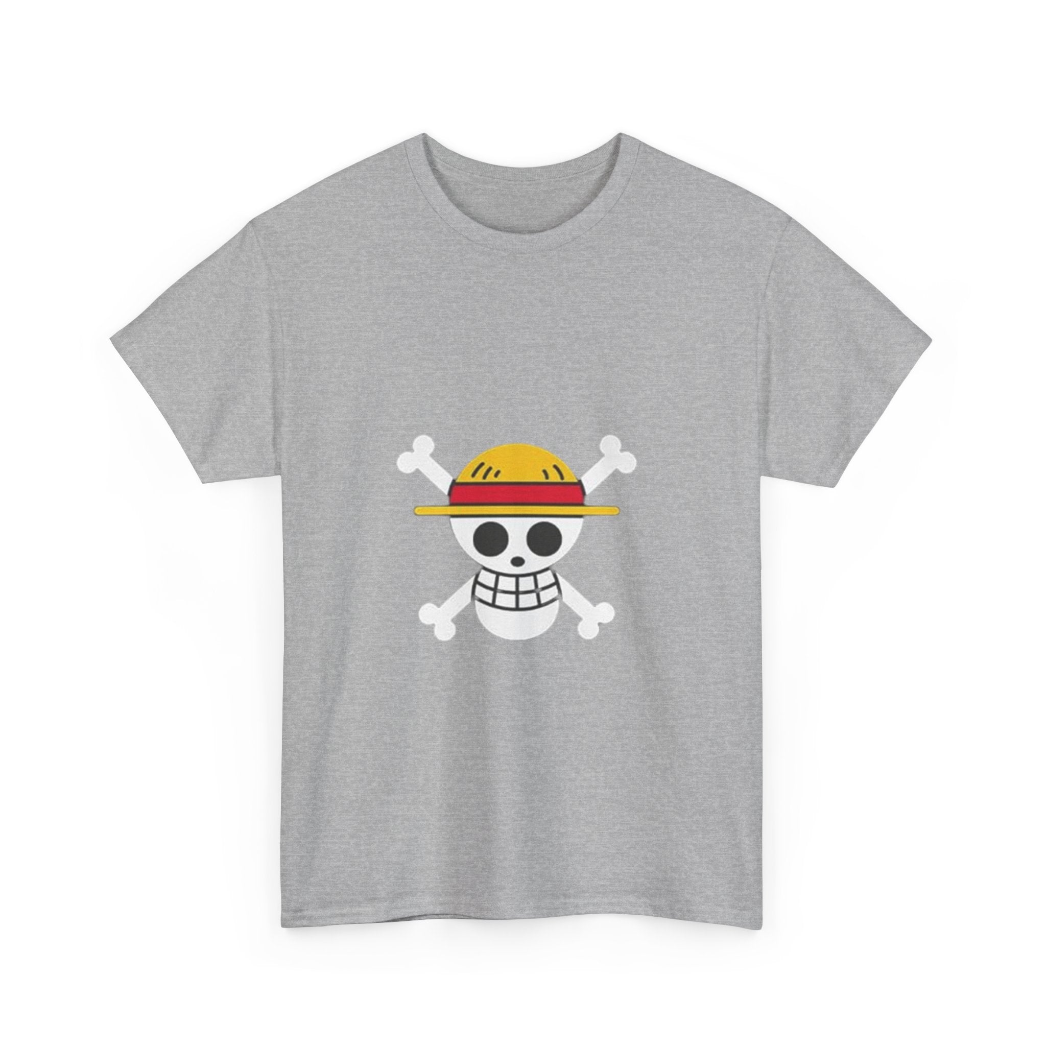 Impressley One Piece Jolly Roger T-Shirt – Anime Pirate Skull Logo Tee for Men, Women & Teens | Luffy Straw Hat Pirate Crew Shirt