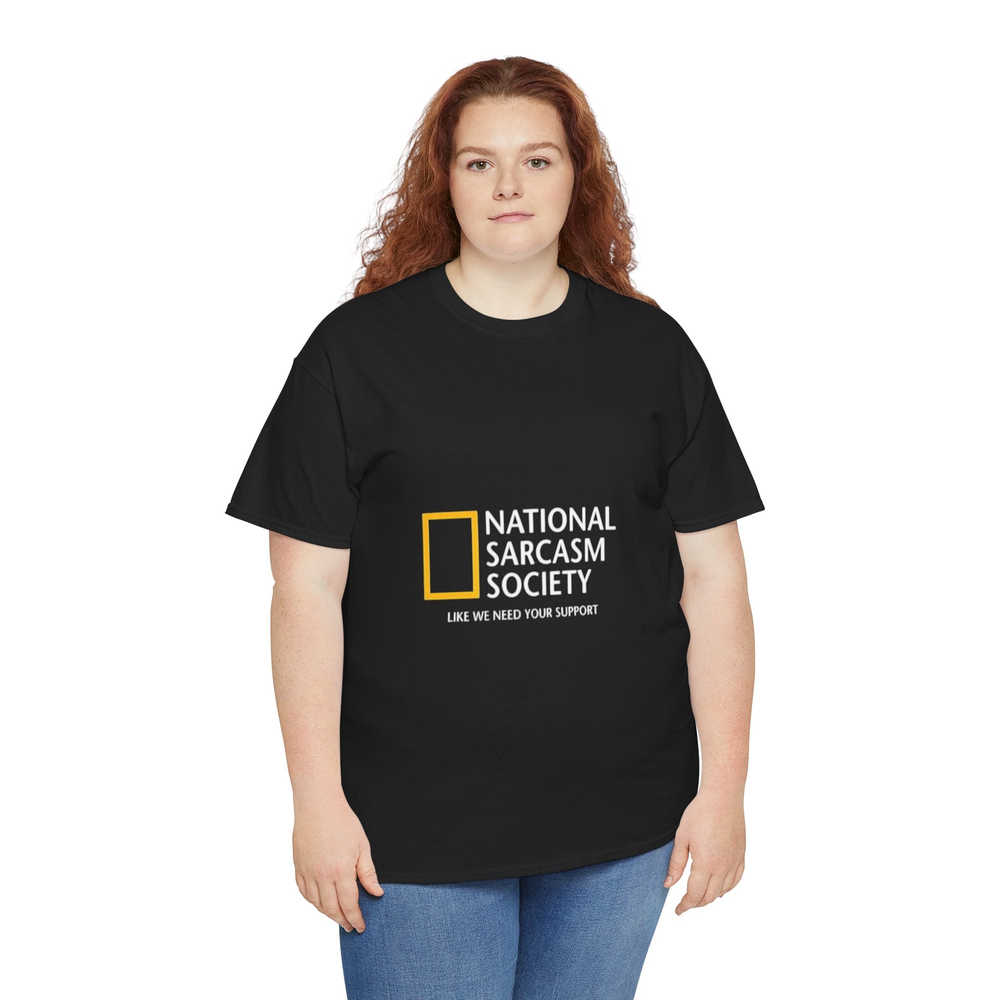 Impressley National Sarcasm Society T-Shirt Funny Sarcastic Graphic Tee for Men & Women | Humor Quote Shirt