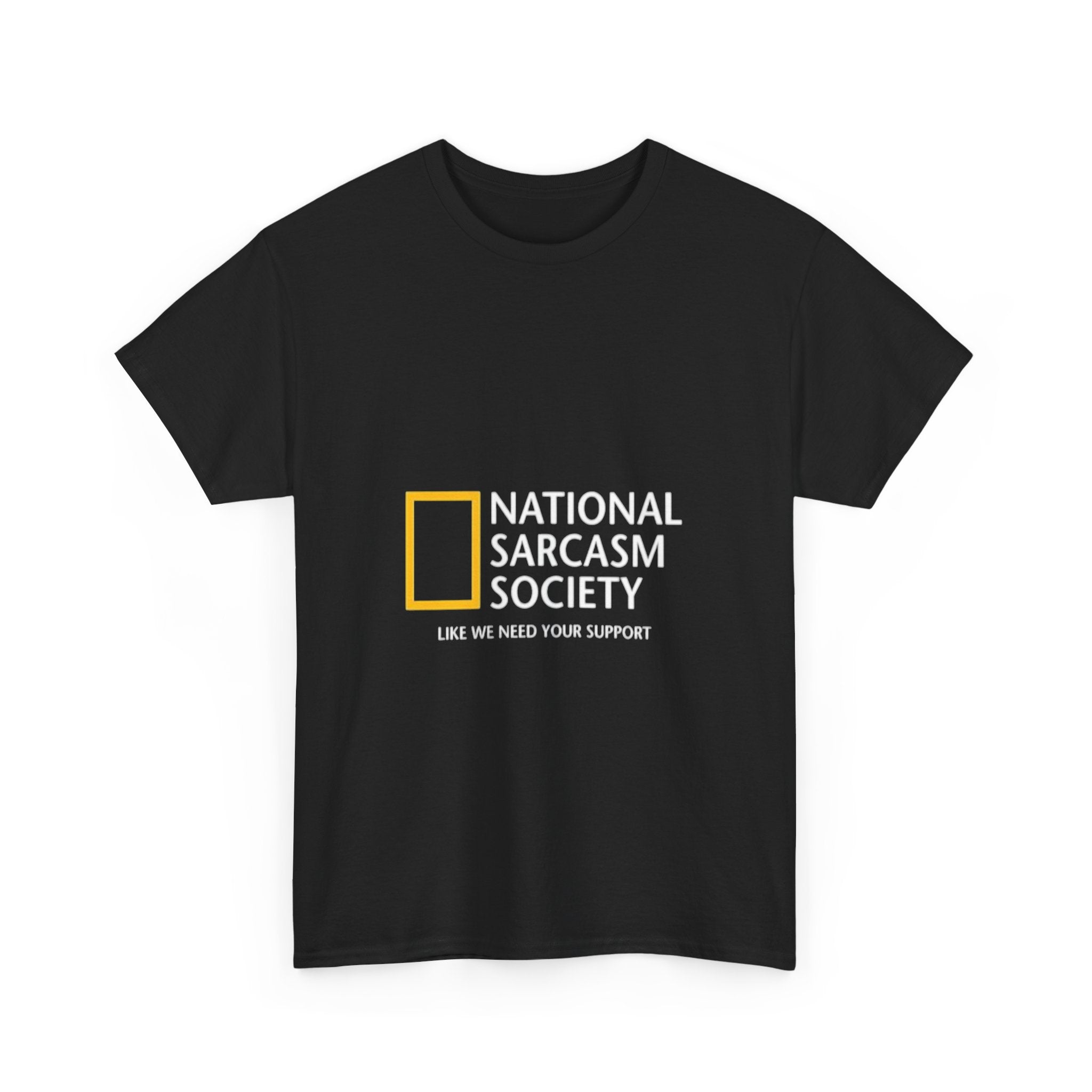 Impressley National Sarcasm Society T-Shirt Funny Sarcastic Graphic Tee for Men & Women | Humor Quote Shirt