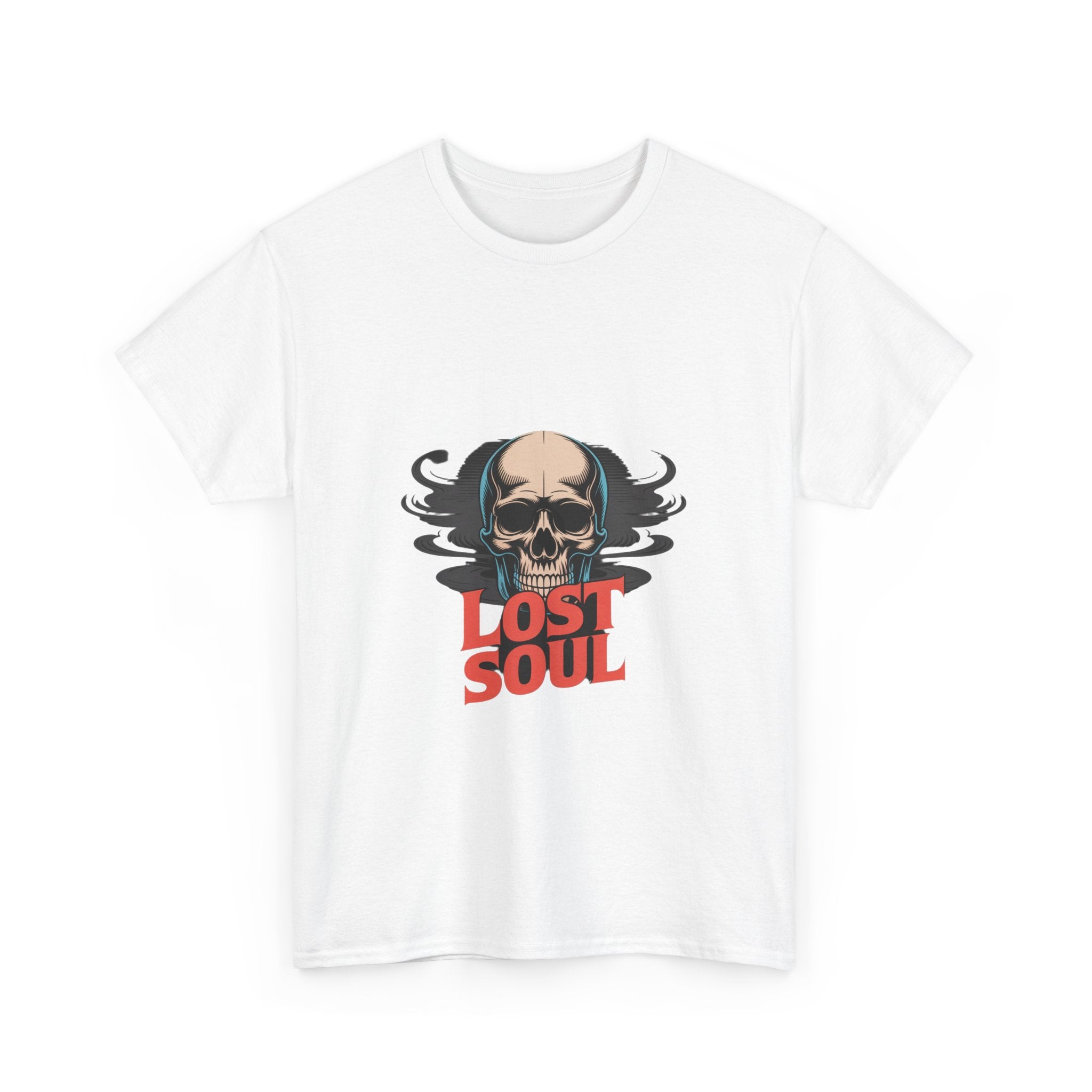 Impressley Lost Soul Skull Graphic T-Shirt – Edgy Gothic Horror Shirt for Men & Women