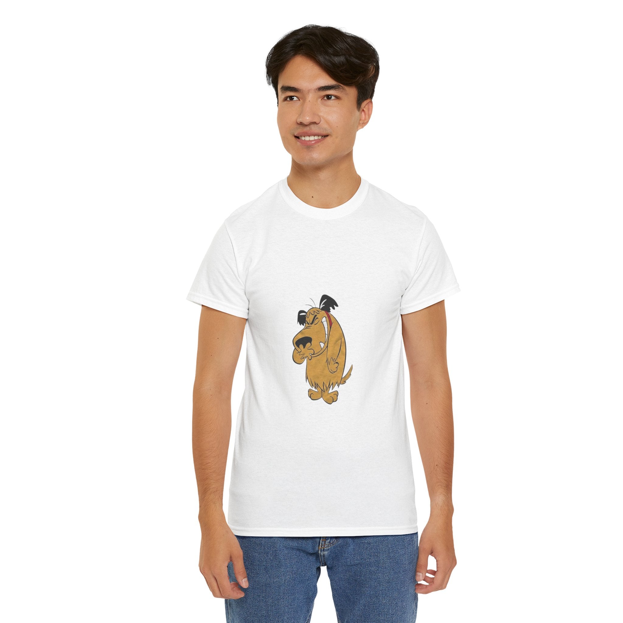 Impressley Muttley Laugh Cartoon T-Shirt – Classic Vintage Hanna-Barbera Dog Tee for Men, Women & Teens