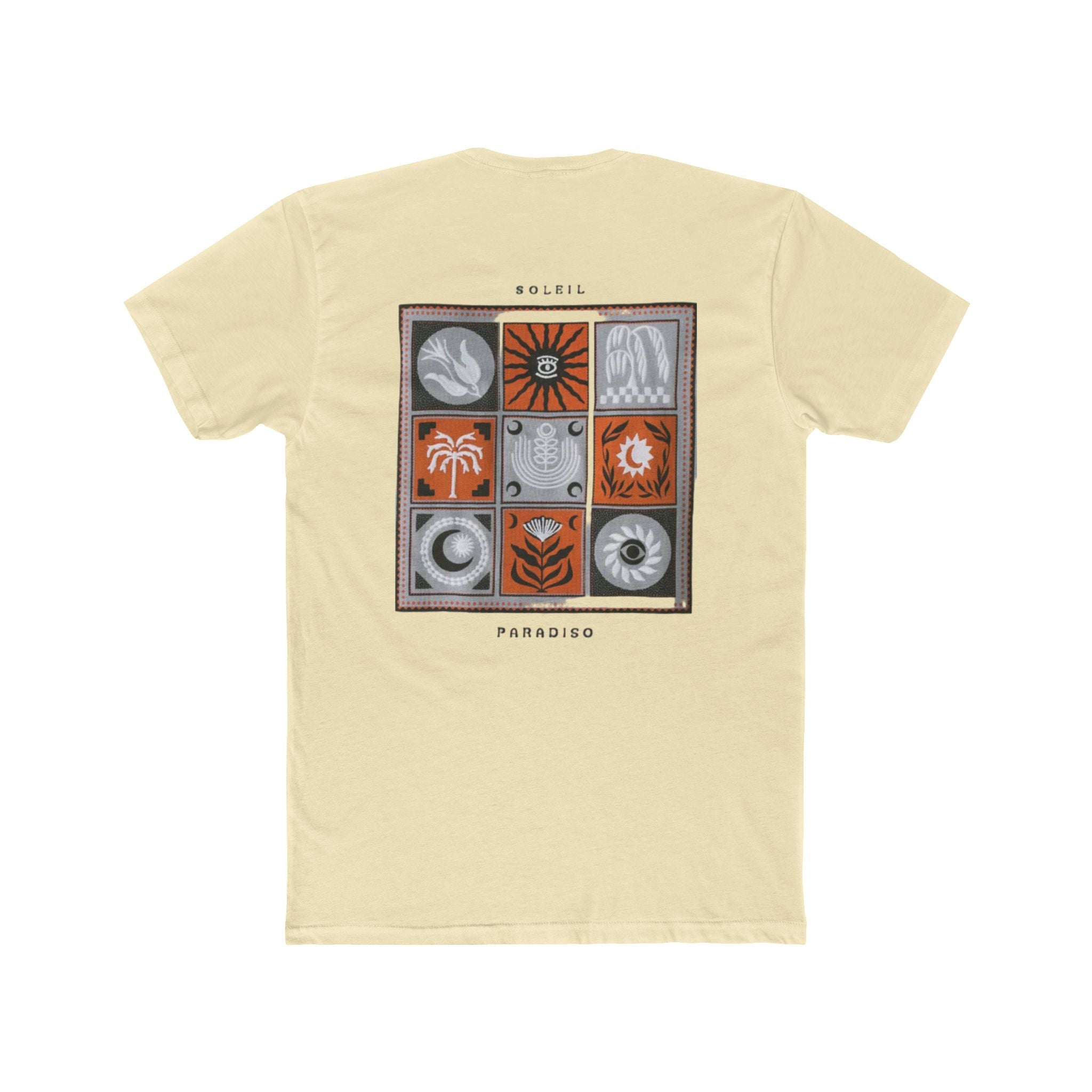Impressley “Soleil Paradiso” Graphic Tee – Artistic Aesthetic T-Shirt for Men and Women, Vintage Surreal Sun Nature Design