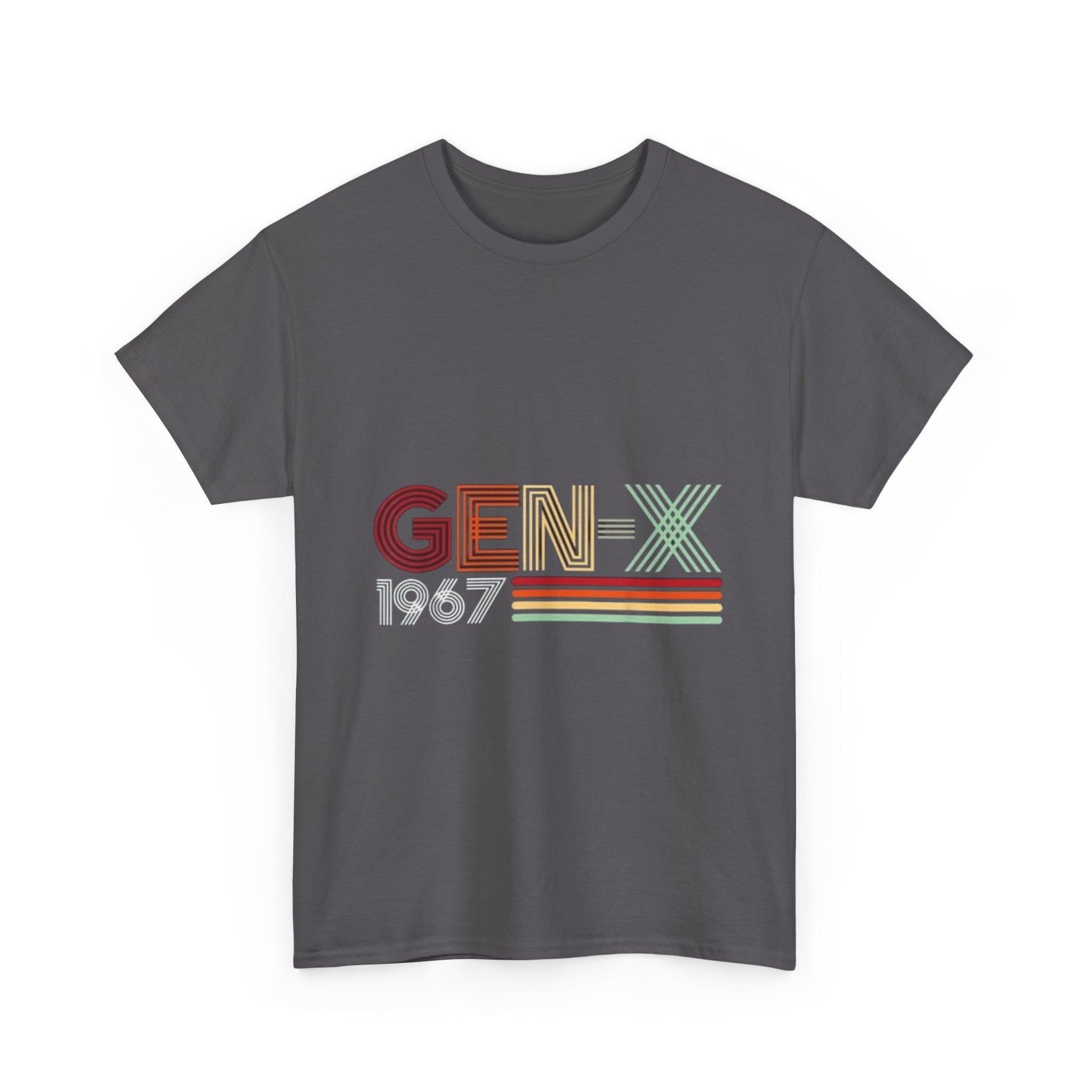 Impressley GEN-X 1967 Retro Vintage T-Shirt 60s Throwback Graphic Tee for Men & Women, Classic Generation X Birthday Shirt