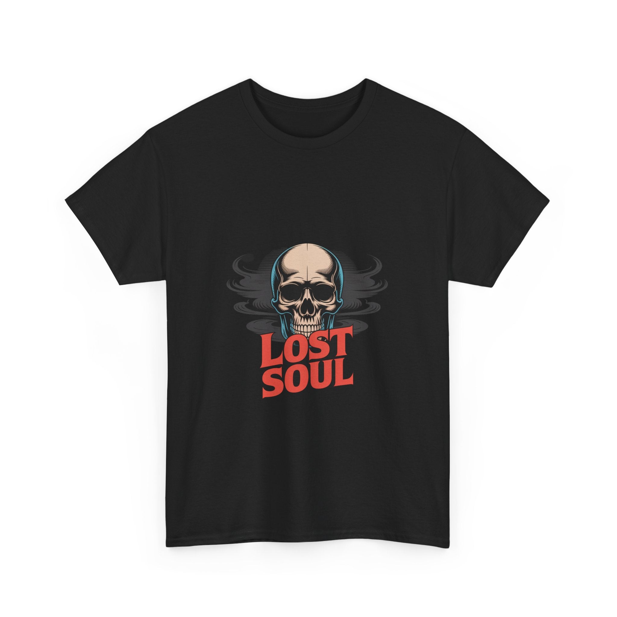 Impressley Lost Soul Skull Graphic T-Shirt – Edgy Gothic Horror Shirt for Men & Women