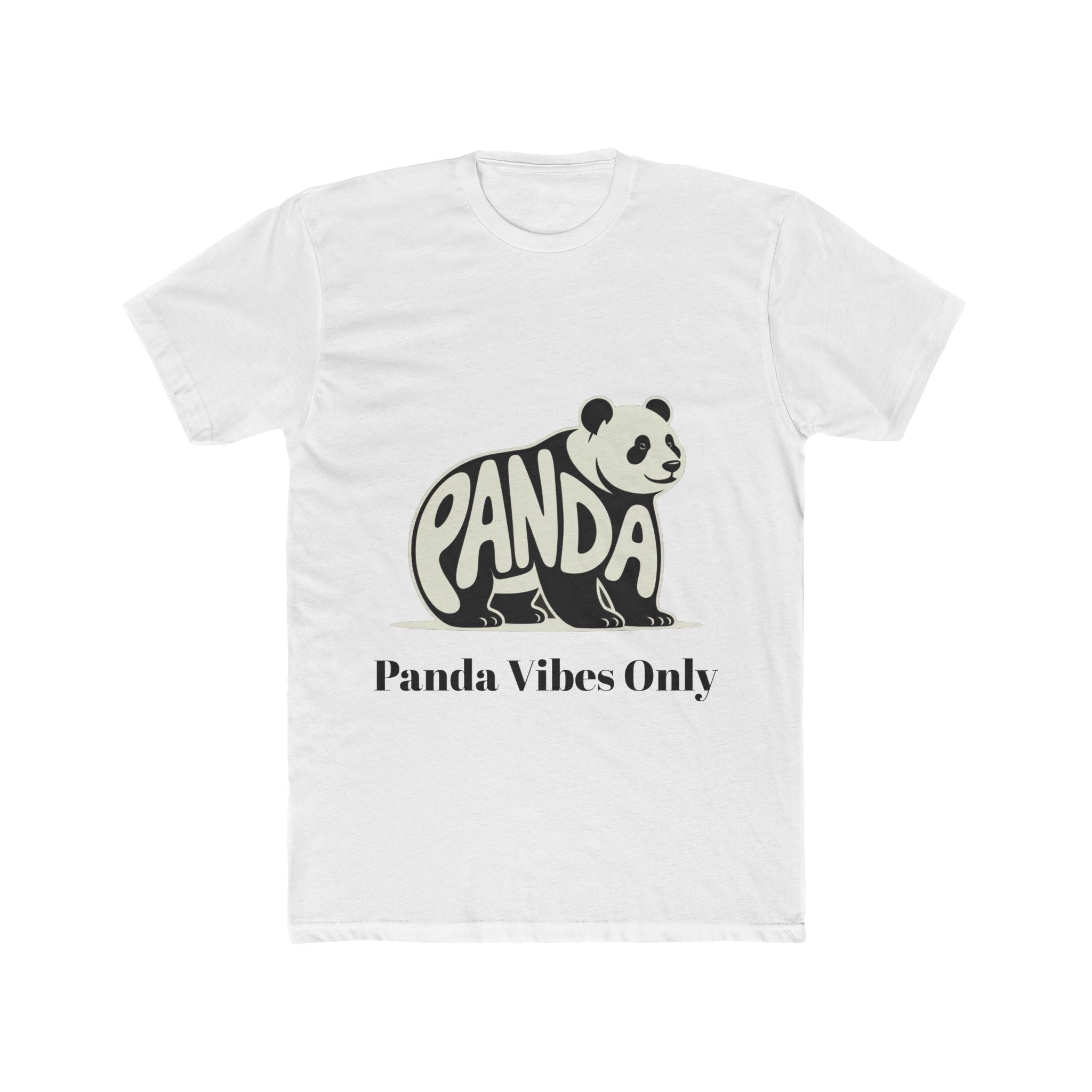 Impressley “Panda Vibes Only Graphic” Tee – Funny Panda Graphic Tee for Men Women