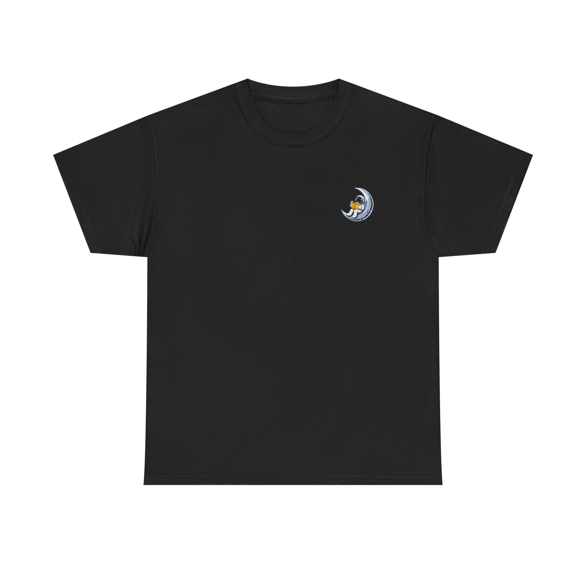 Impressley Moon Nap T-Shirt – Minimalist Crescent Moon Cartoon Graphic Tee