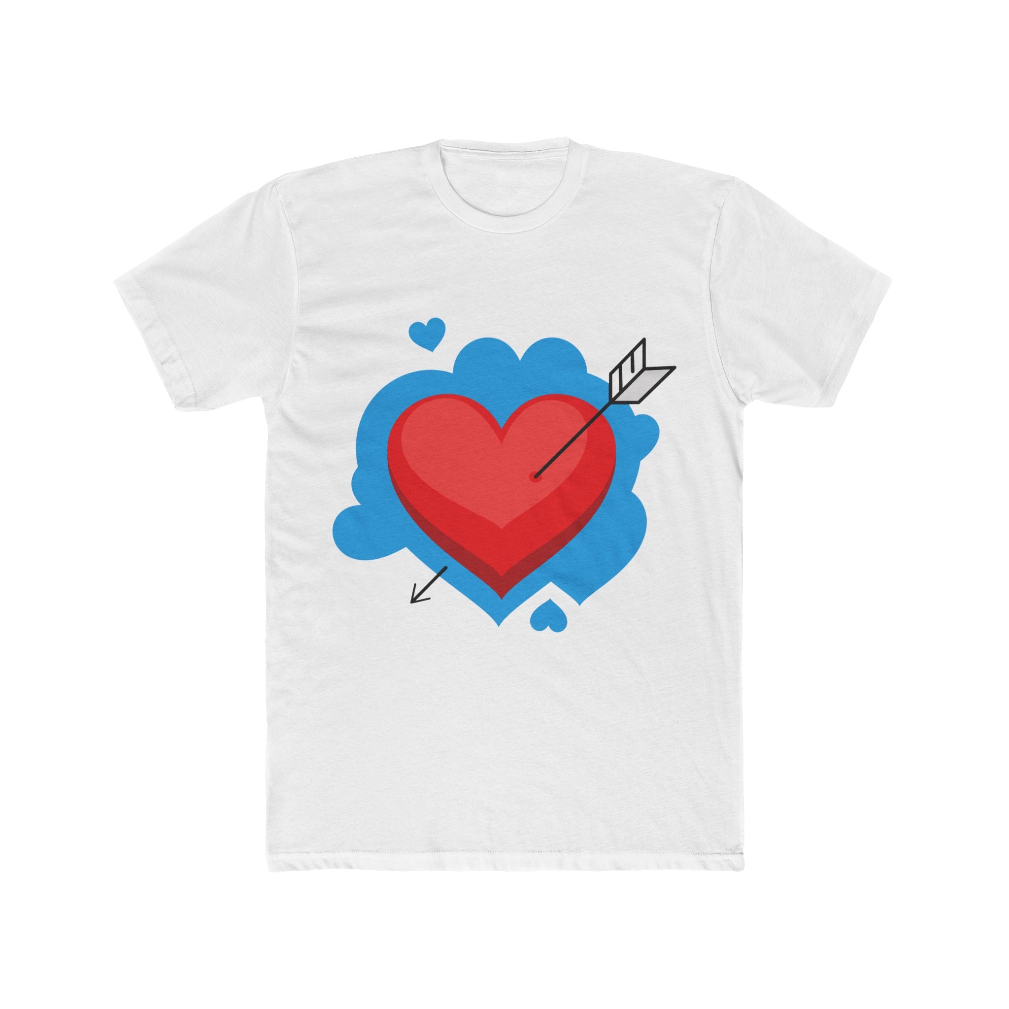 Impressley Cupid T-Shirt for Men – “Cupid’s Arrow | Love Heart Graphic” Tee