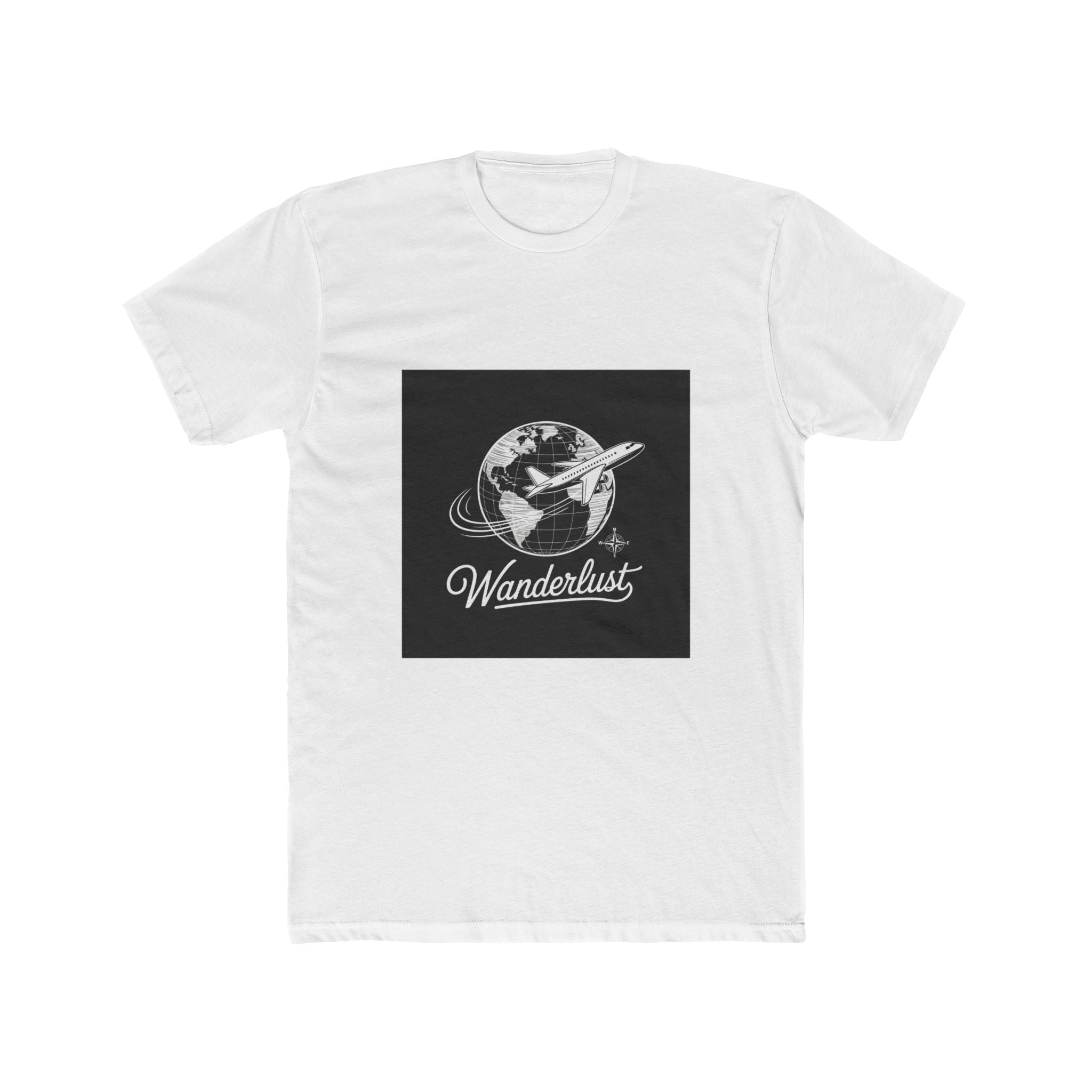 Impressley Wanderlust Travel T-Shirt for Adventure Seekers | Airplane & Globe Graphic Tee | Travel Lovers Apparel | Perfect Gift for Travelers | Comfortable Cotton Shirt