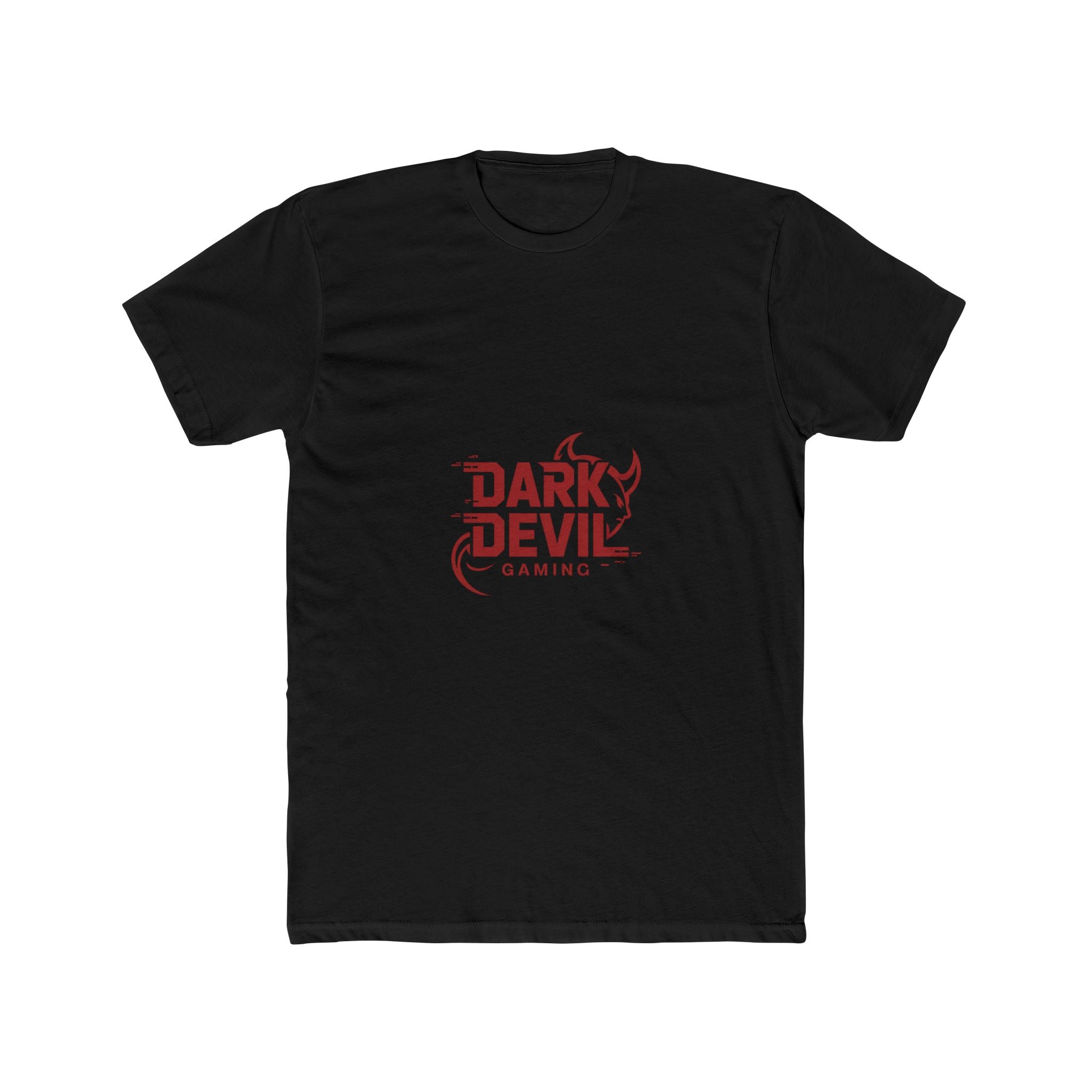 Impressley Dark Devil Gaming T-Shirt – Gamer Graphic Tee for Men & Women | Esports Devil Logo Shirt | Cool Gaming Apparel