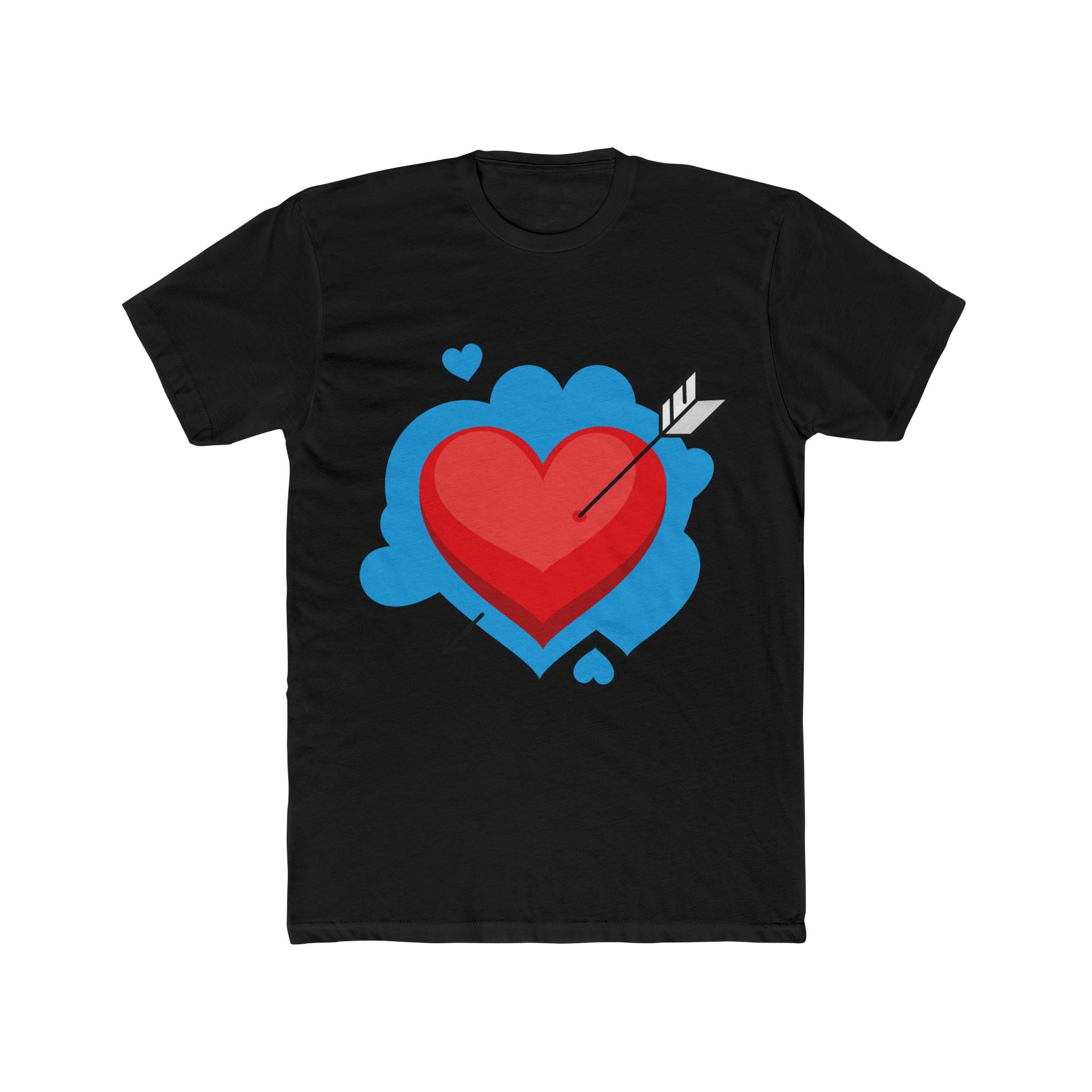 Impressley Cupid T-Shirt for Men – “Cupid’s Arrow | Love Heart Graphic” Tee