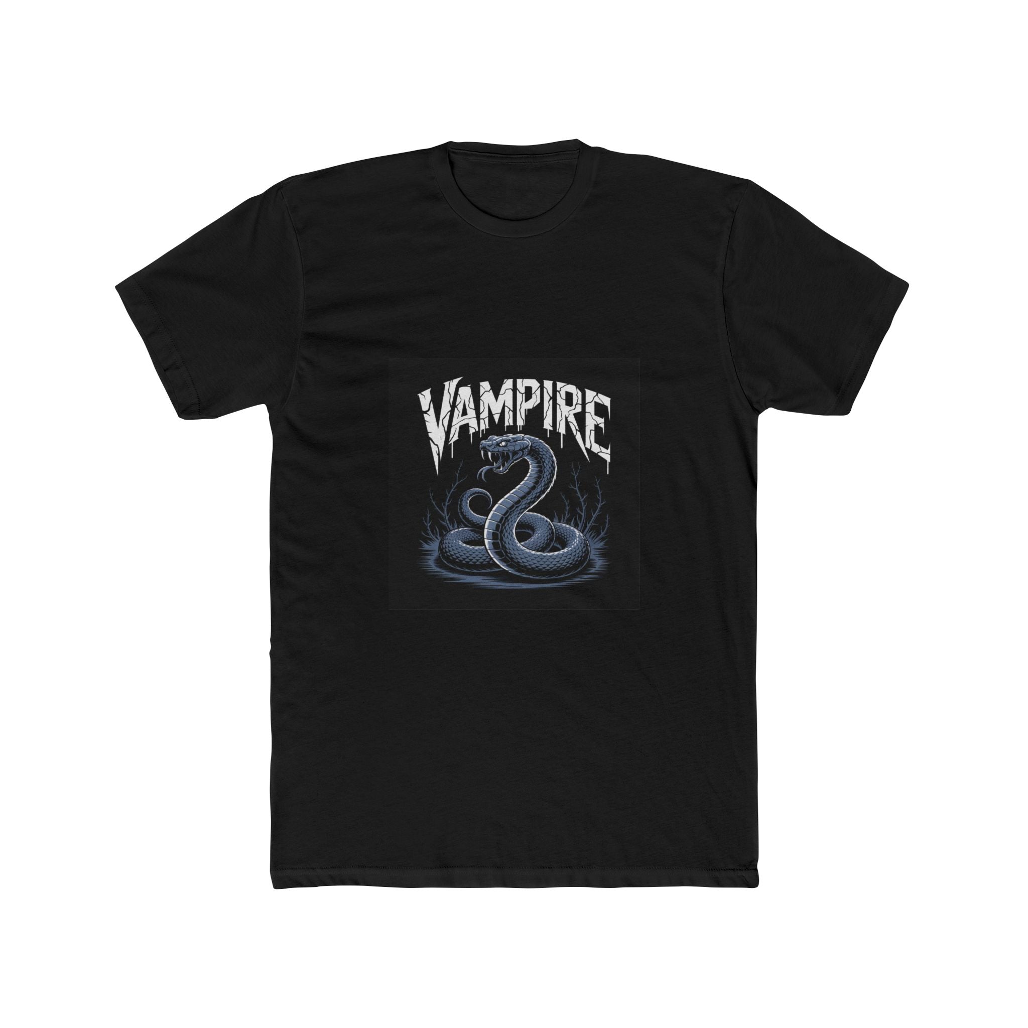 Impressley Vampire Snake T-Shirt – Gothic Venom Serpent Graphic Tee