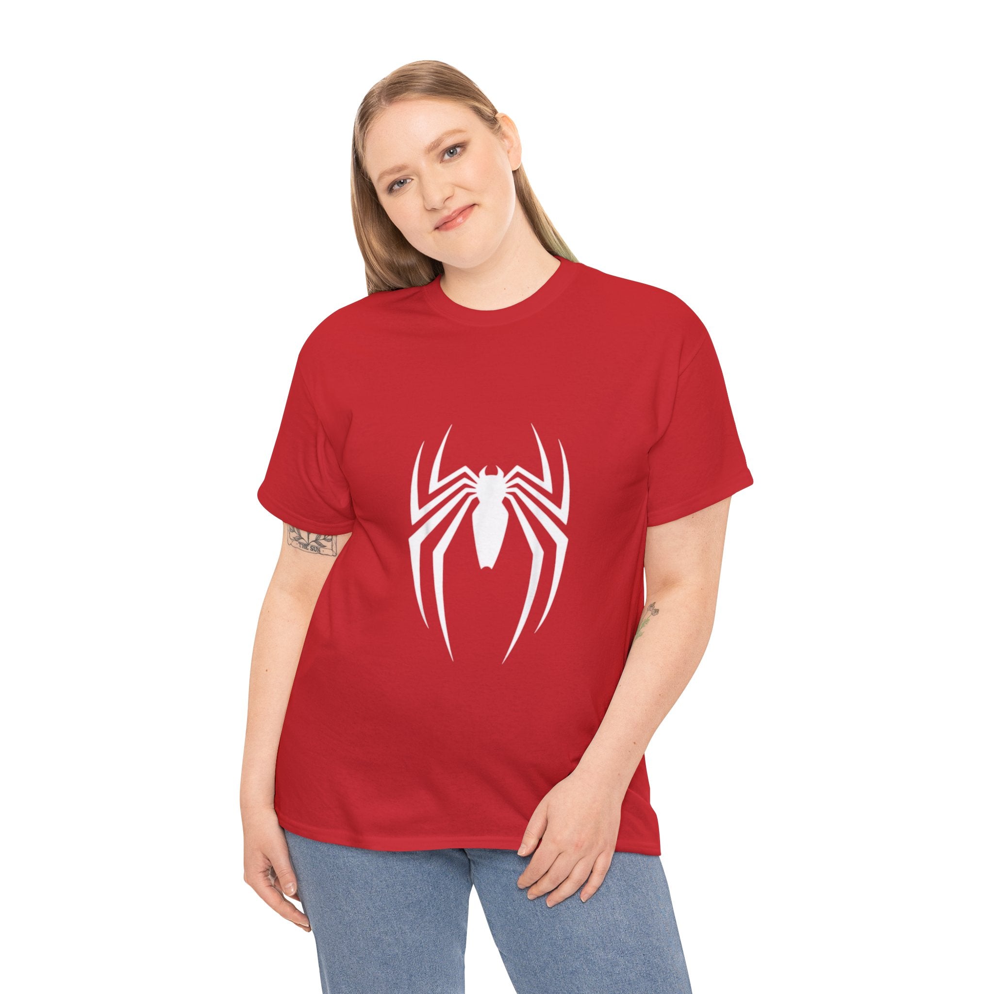 Impressley Venom Spider Logo T-Shirt  Marvel Superhero Graphic Tee for Men & Women, Black Short Sleeve Casual Shirt