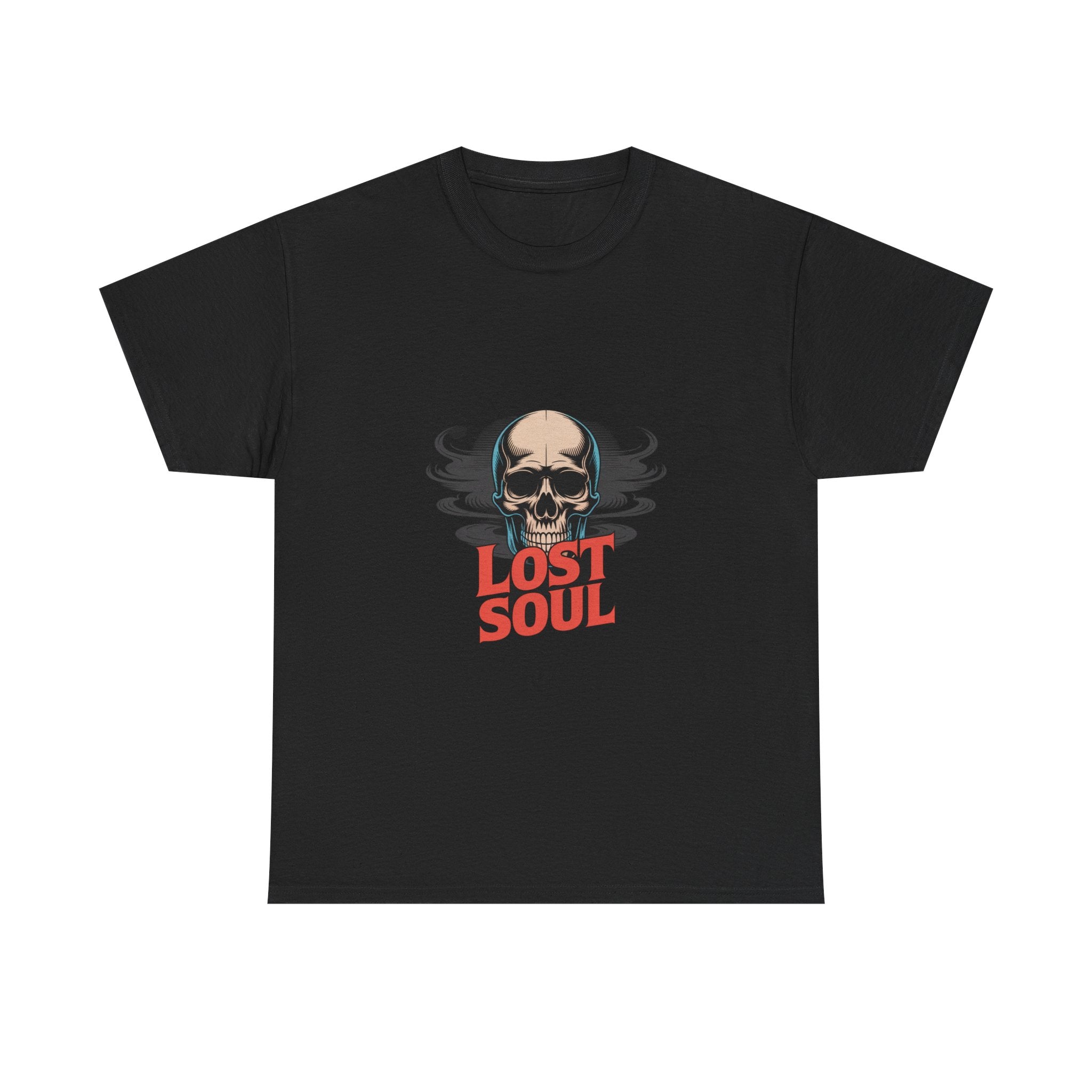 Impressley Lost Soul Skull Graphic T-Shirt – Edgy Gothic Horror Shirt for Men & Women