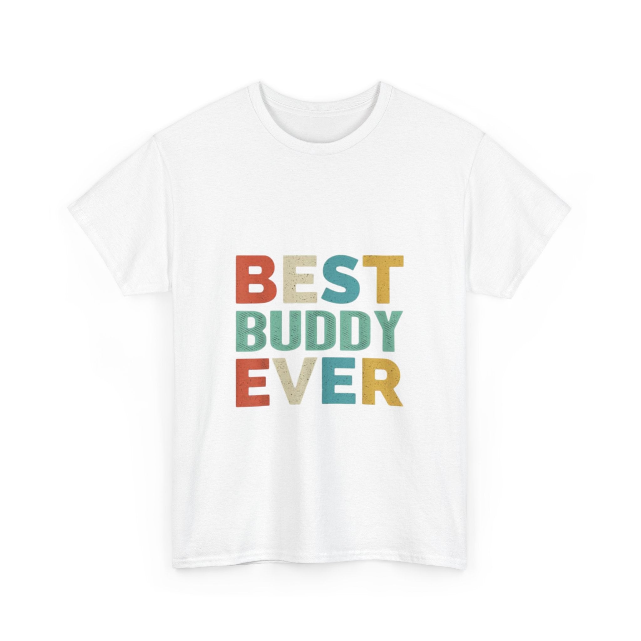 Impressley Best Buddy Ever T-Shirt  Friendship Graphic Tee, Funny Best Friend Gift Shirt for Men and Women