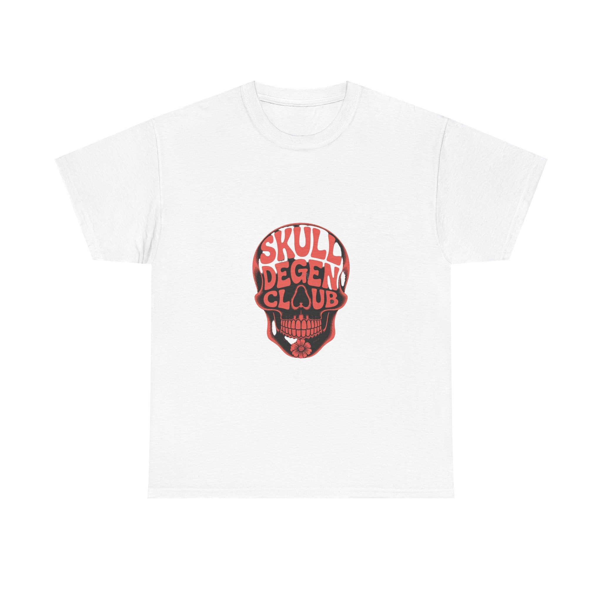 Impressley Skull Degen Club T-Shirt – Edgy Gothic Skull Graphic Tee for Men & Women | Punk Rock Tattoo-Inspired Art Shirt