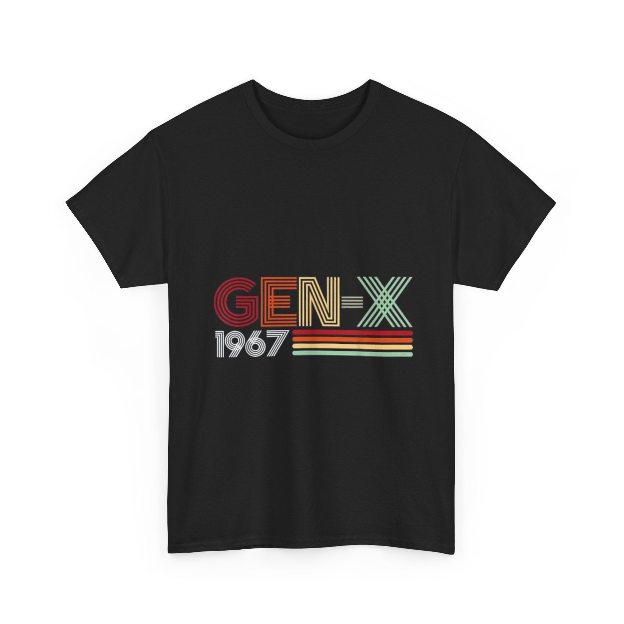 Impressley GEN-X 1967 Retro Vintage T-Shirt  60s Throwback Graphic Tee for Men & Women, Classic Generation X Birthday Shirt