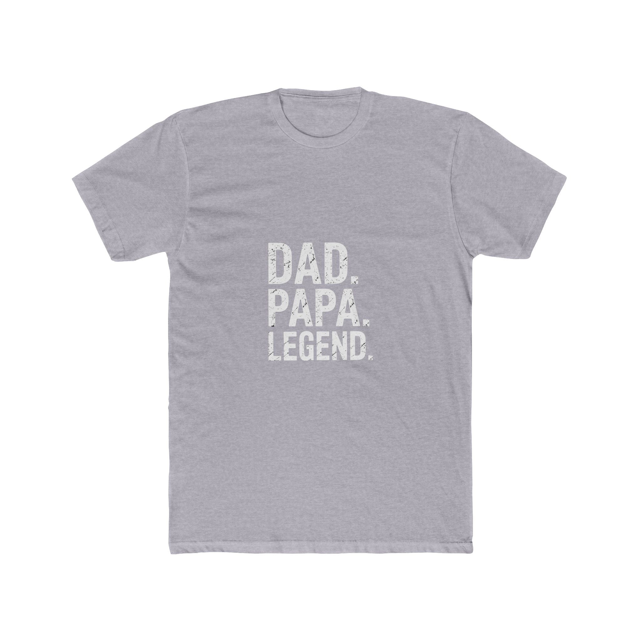 Impressley “DAD. PAPÁ. LEGEND.” T-Shirt – Funny Father’s Day Graphic Tee for Men, Bold Gift Idea for Dad, Papa, Father Figure