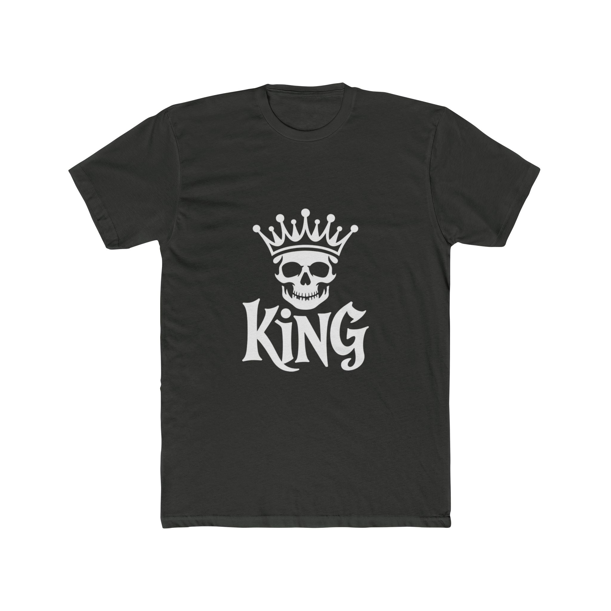 Impressley “Skull Crown King ” Tee – Funny Skeleton Graphic Tshirt | Cool Urban King TShirt