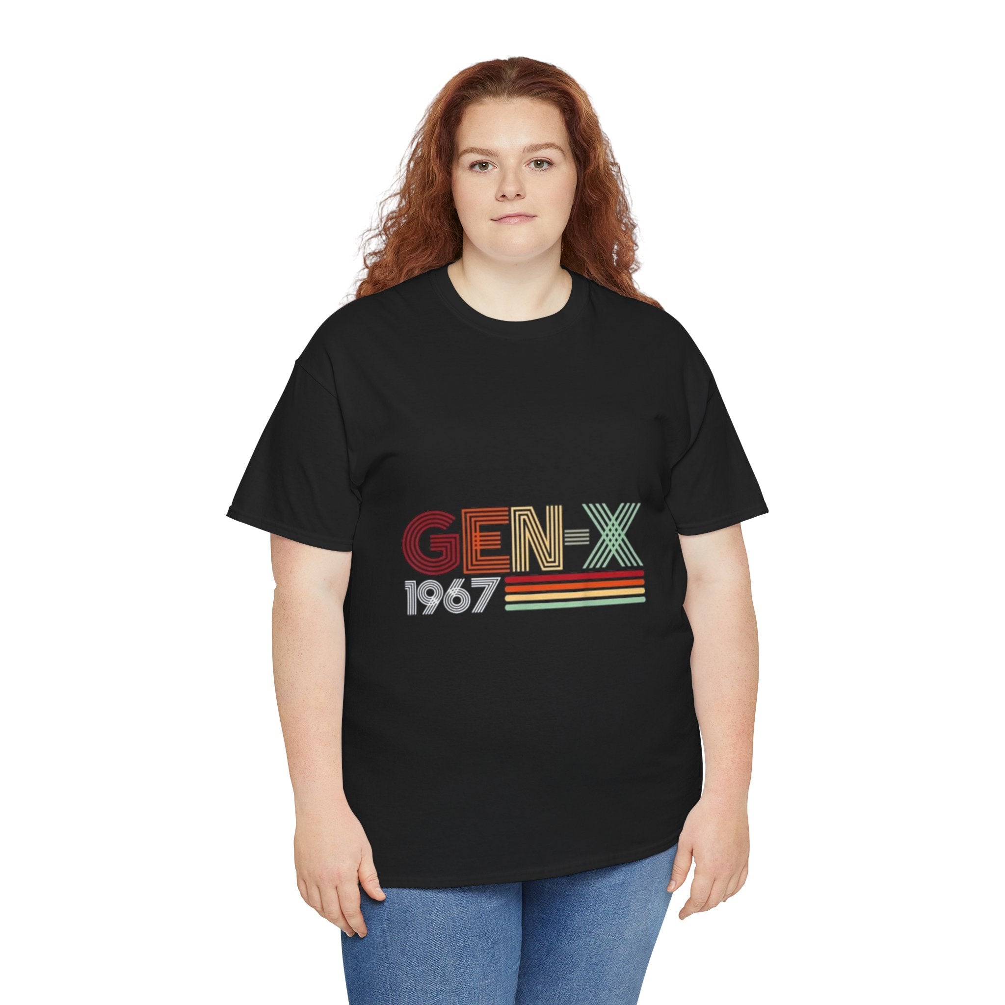 Impressley GEN-X 1967 Retro Vintage T-Shirt  60s Throwback Graphic Tee for Men & Women, Classic Generation X Birthday Shirt