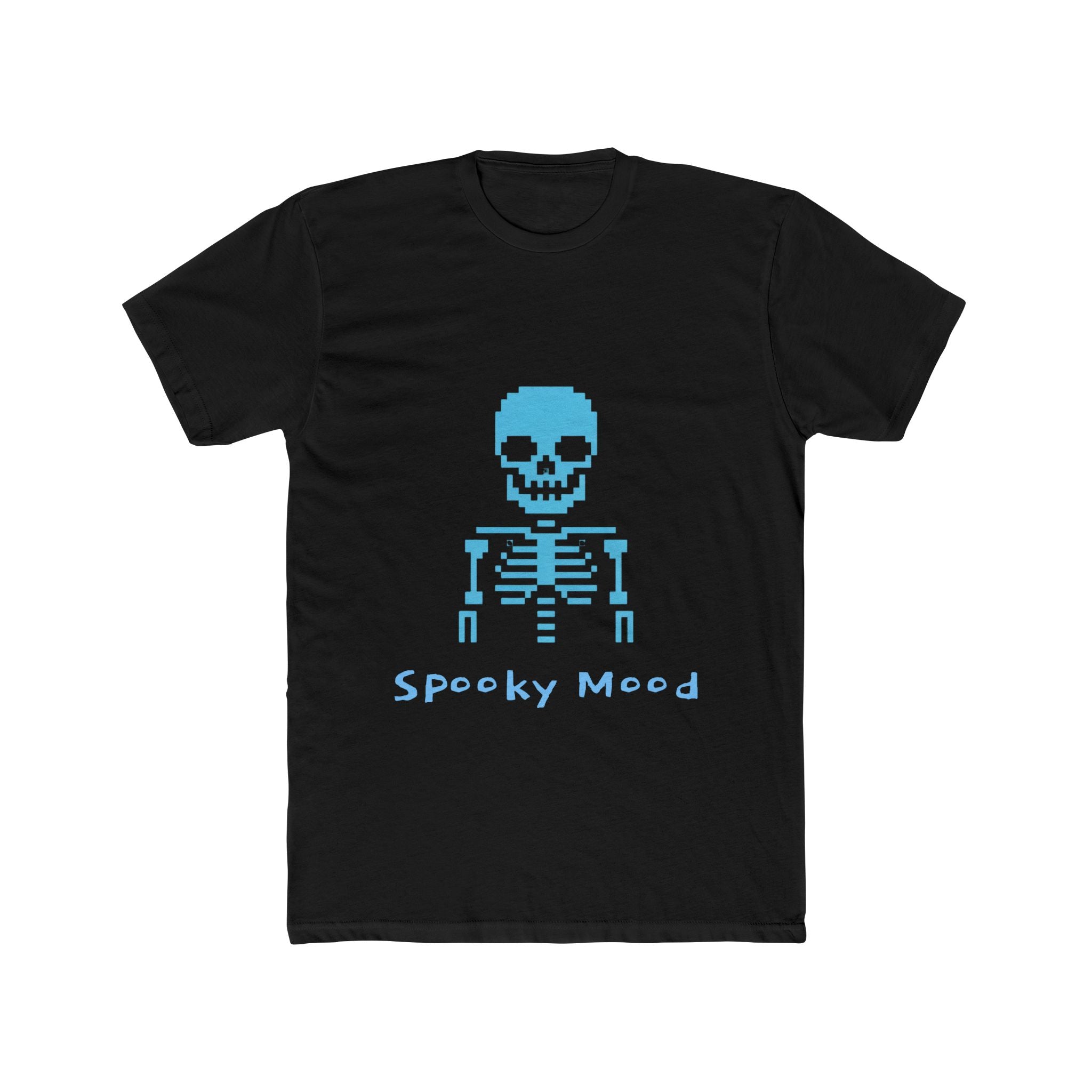 Impressley “Pixel Skeleton T Shirt” Tee – Funny Skeleton Graphic Tshirt