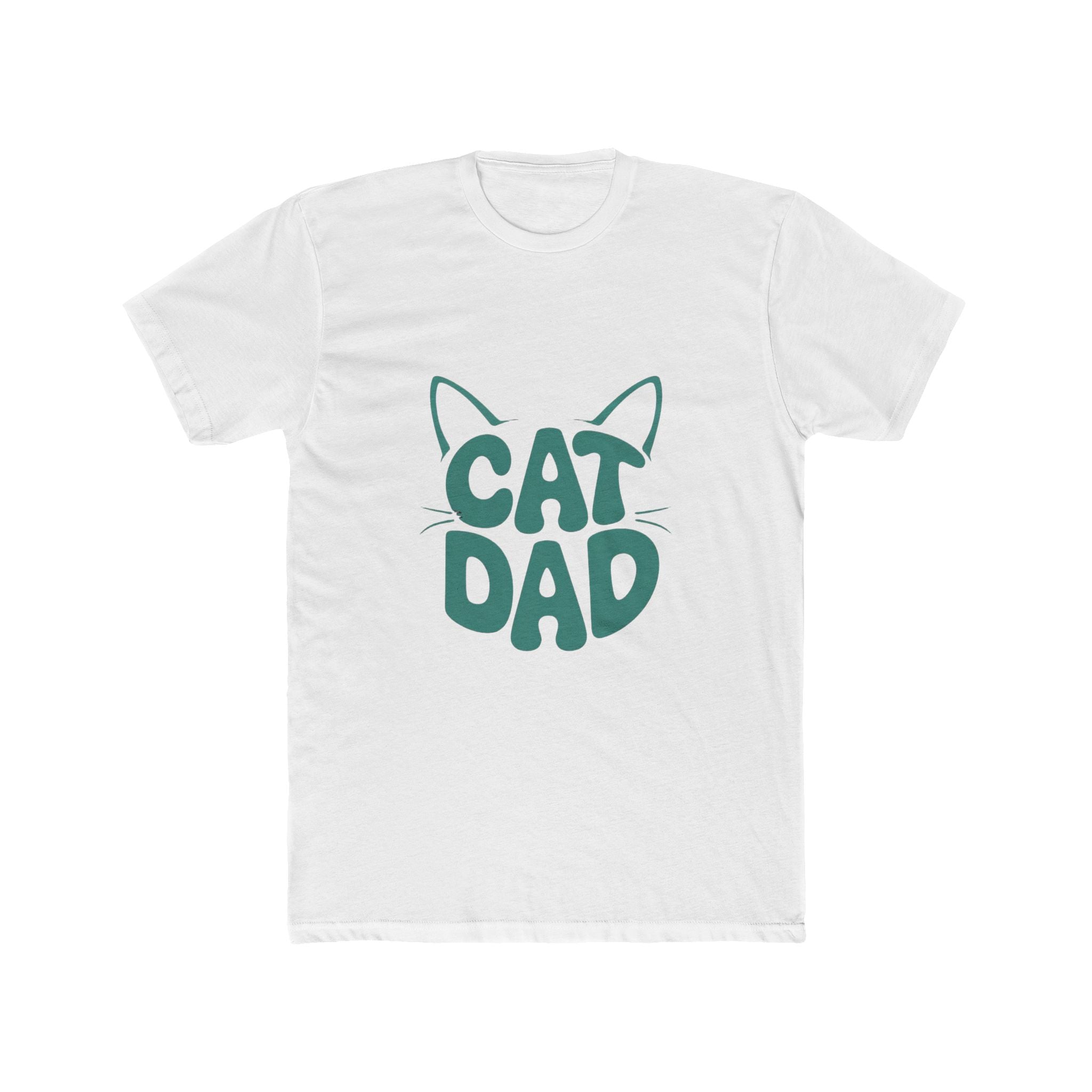 Impressley “Cat Dad T Shirt” Tee – Funny Cat Lover Shirt for Men