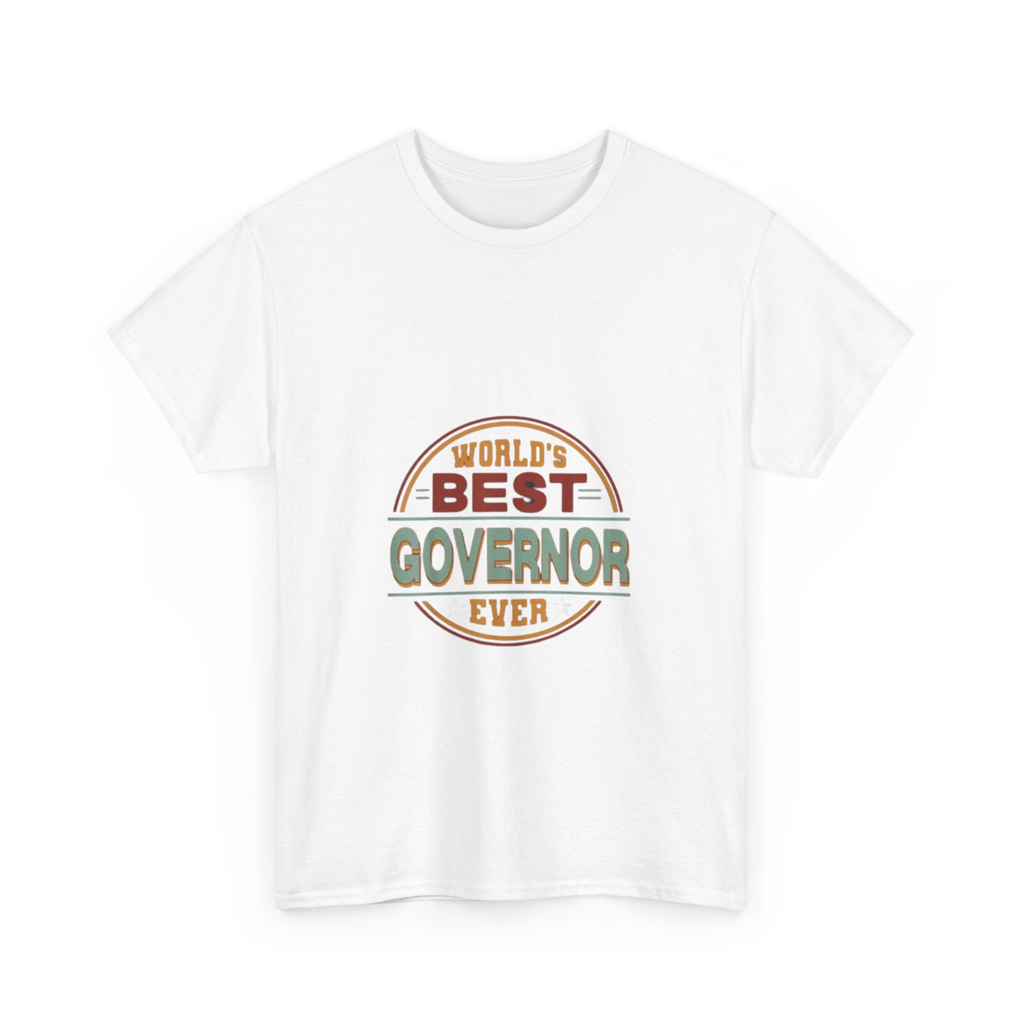 Impressley World’s Best Governor Ever T-Shirt – Retro Graphic Tee, Funny Appreciation Gift Shirt for Men and Women