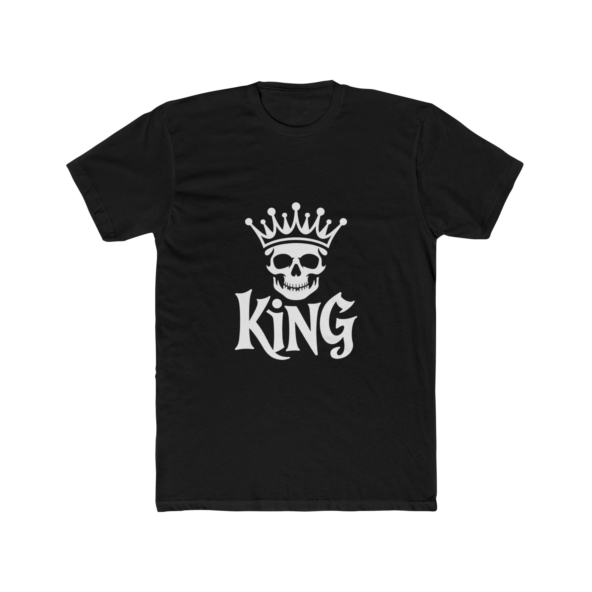 Impressley “Skull Crown King ” Tee – Funny Skeleton Graphic Tshirt | Cool Urban King TShirt