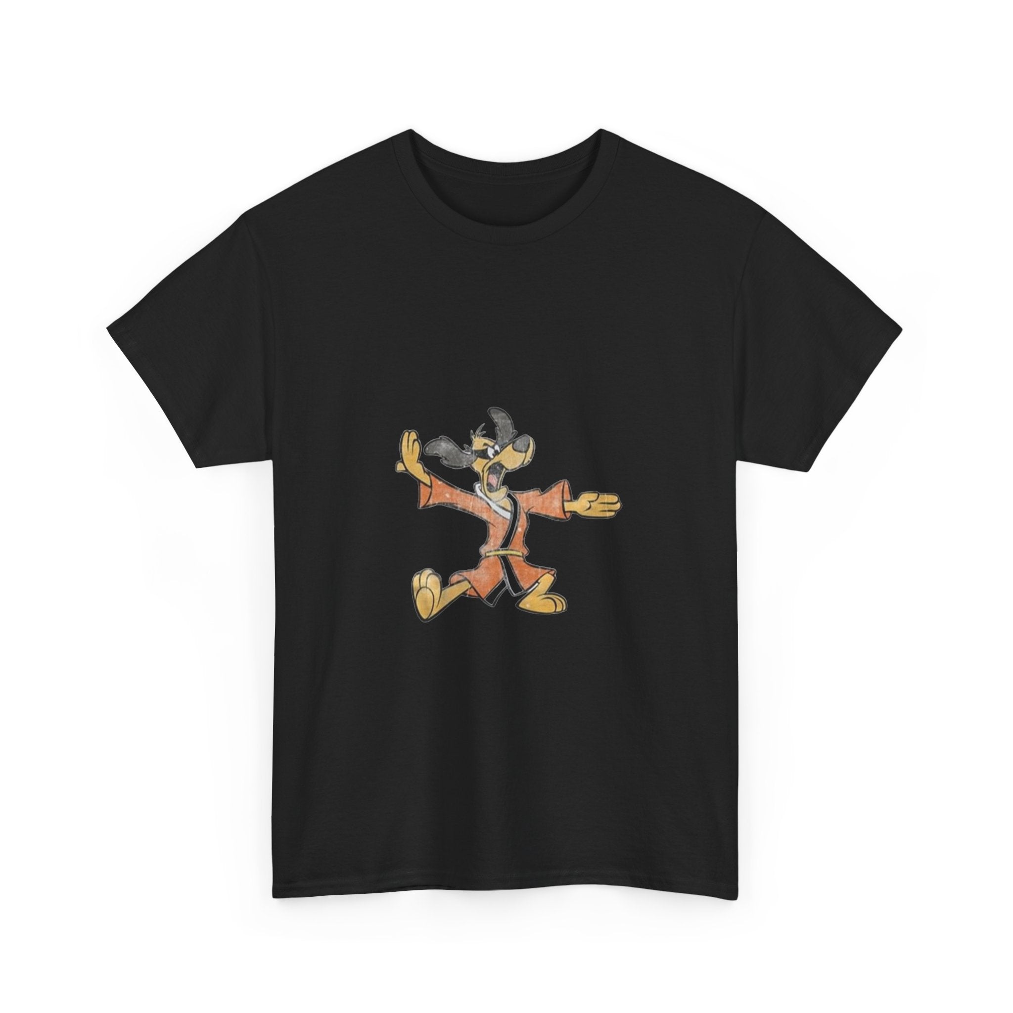 Impressley Kung Fu Dog T-Shirt  Funny Martial Arts Cartoon Graphic Tee for Men & Women, Retro Karate Humor Shirt