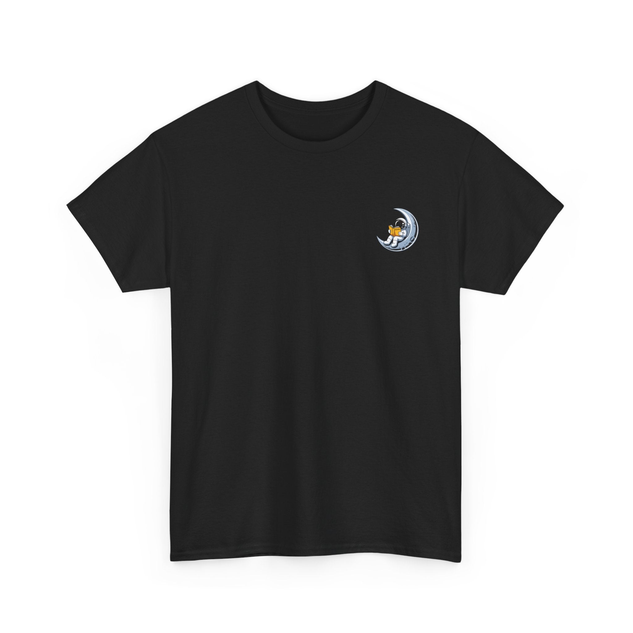 Impressley Moon Nap T-Shirt – Minimalist Crescent Moon Cartoon Graphic Tee