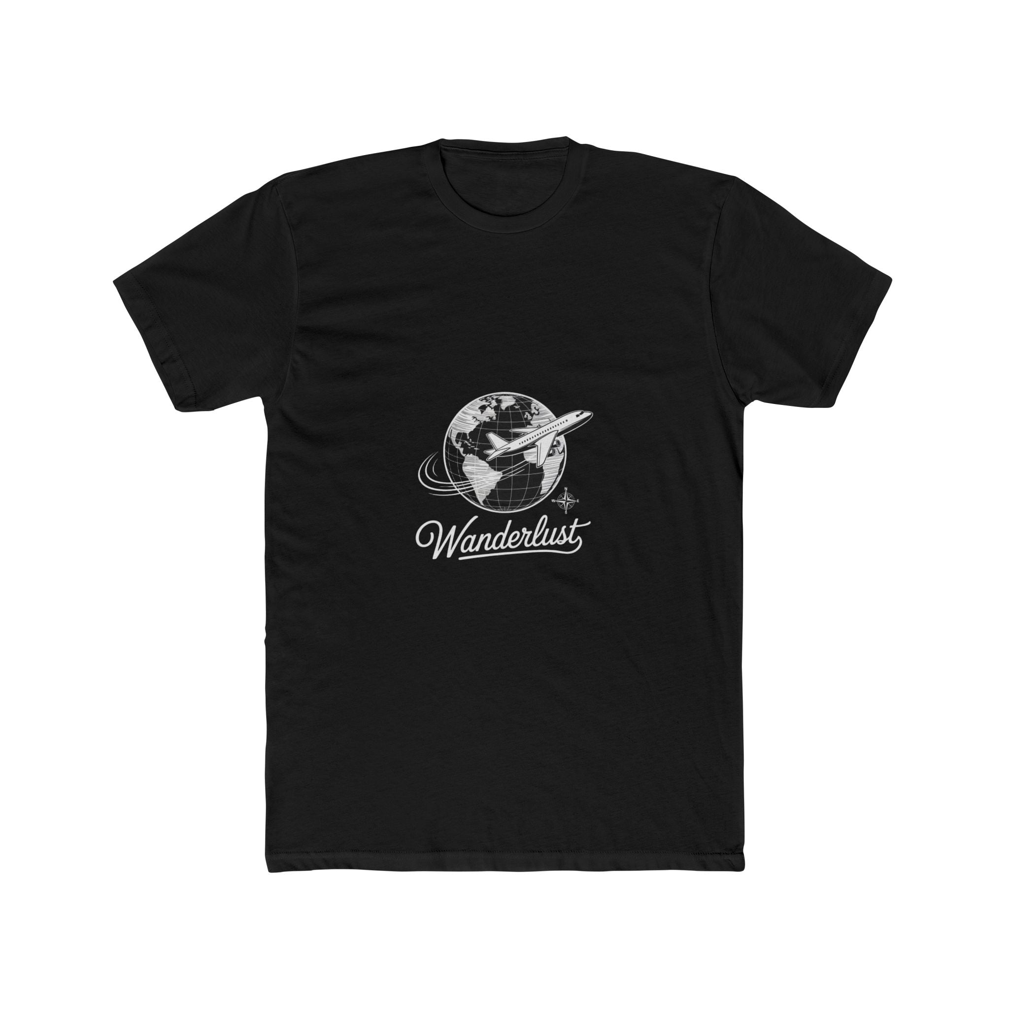 Impressley Wanderlust Travel T-Shirt for Adventure Seekers | Airplane & Globe Graphic Tee | Travel Lovers Apparel | Perfect Gift for Travelers | Comfortable Cotton Shirt