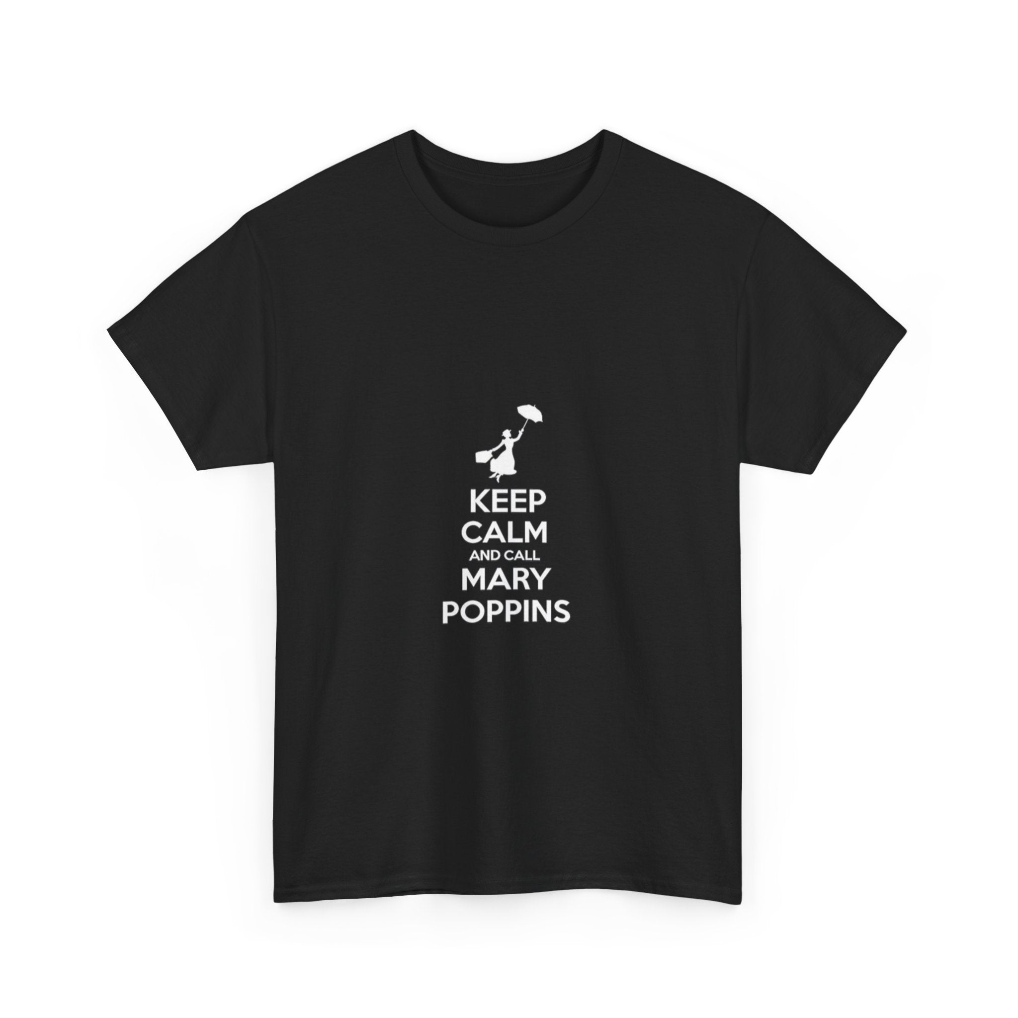 Impressley Keep Calm and Call Mary Poppins T-Shirt  Funny Disney Inspired Nanny Graphic Tee for Women & Men