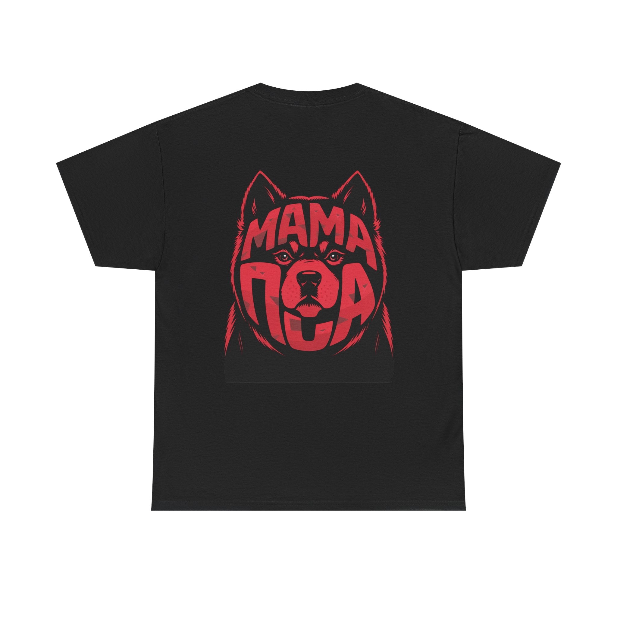 Impressley Mama Dog Graphic T-Shirt – Funny Akita Women’s Gift, Pet Lover Shirt, Unique Russian Mama TShirt, Mom Dog Tee